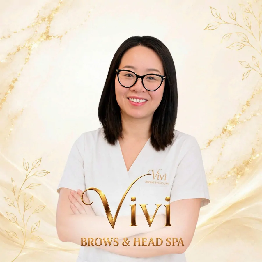 Emma, owner and permanent makeup artist at Vivi Brows & Head Spa