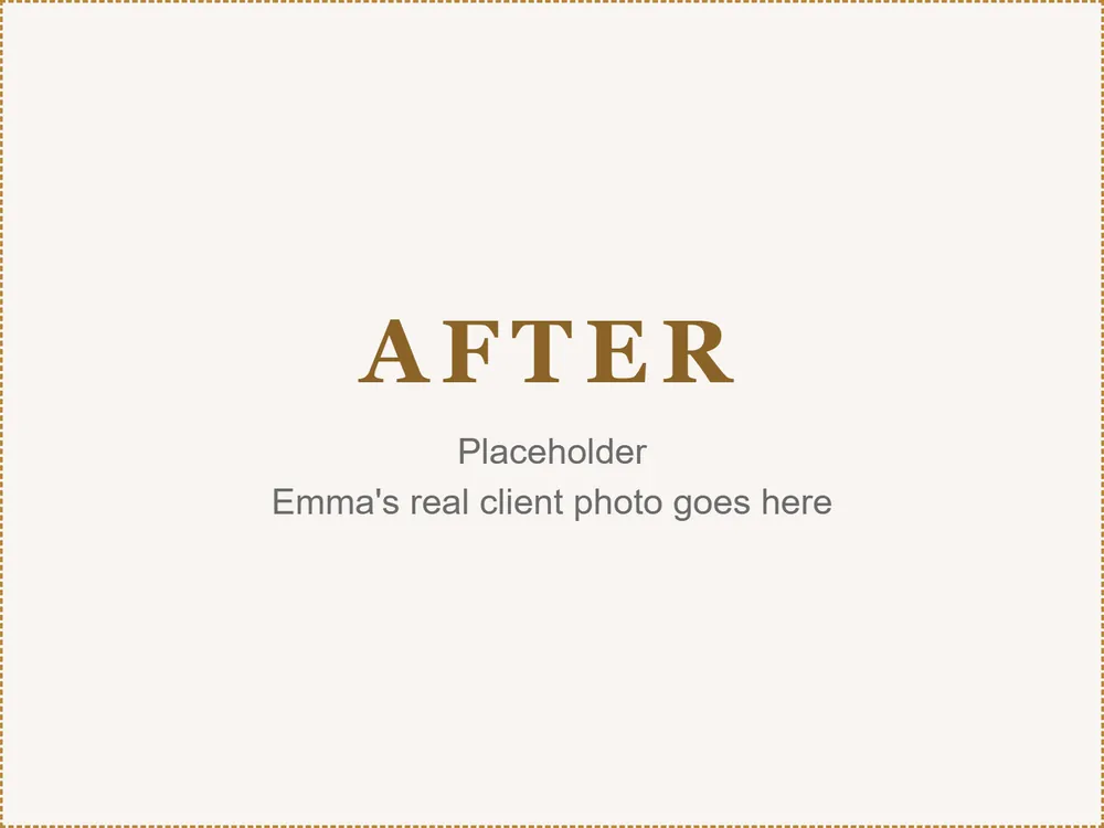 Placeholder: after photo