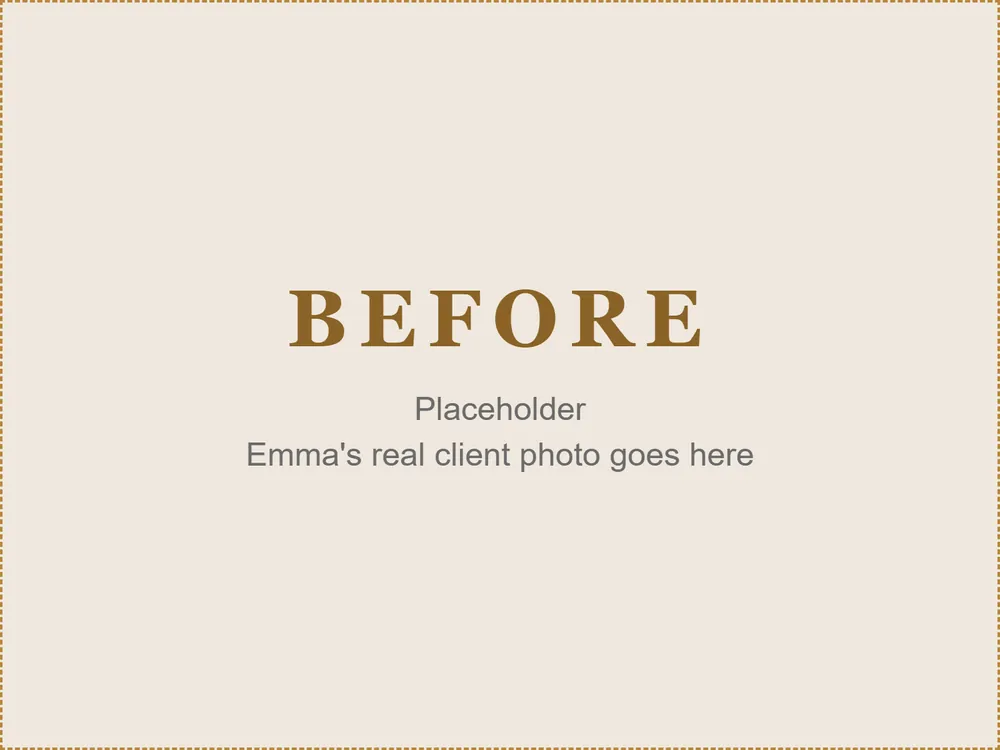 Placeholder: before photo